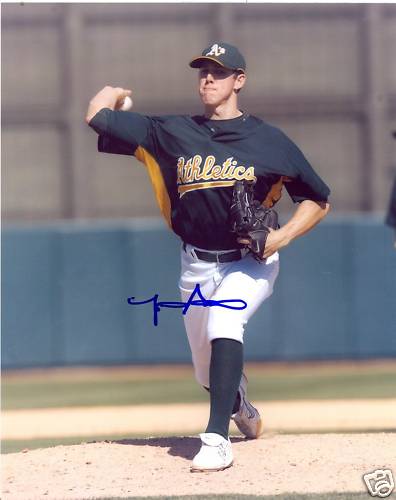JAMES SIMMONS OAKLAND A'S SIGNED 8X10 PHOTO W/COA