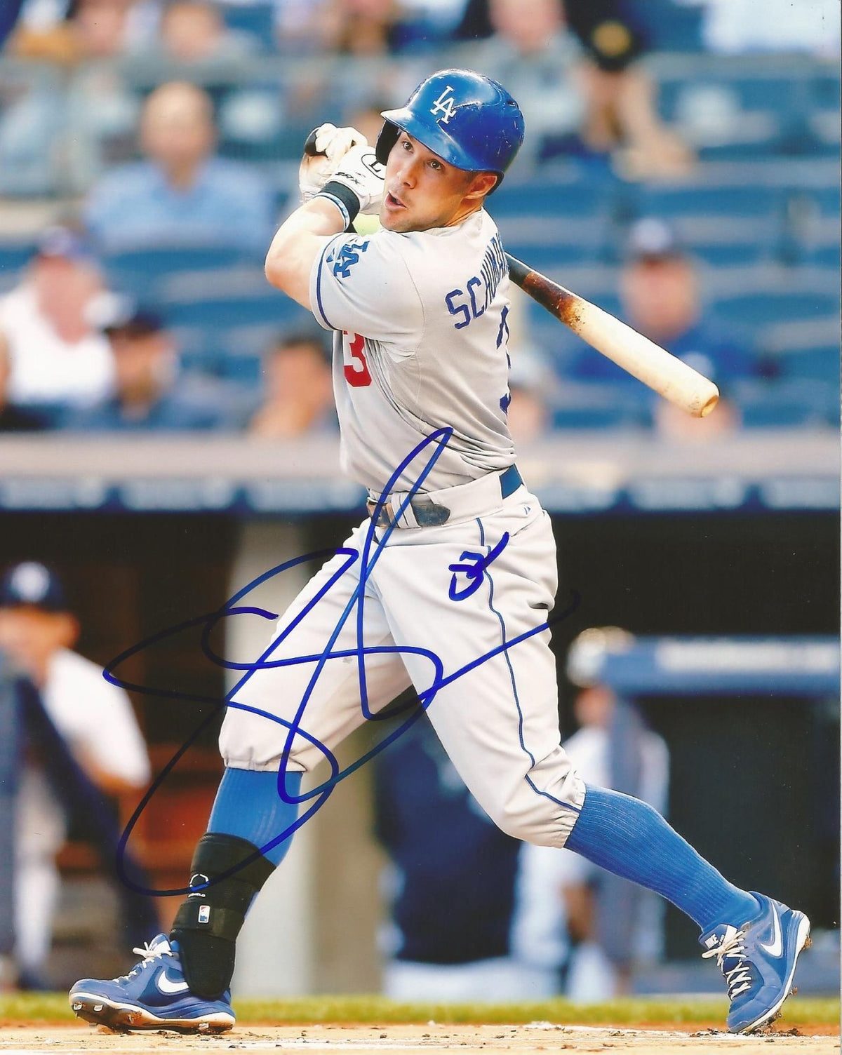SKIP SCHUMAKER LOS ANGELES DODGERS AUTOGRAPHED SIGNED 8X10 PHOTO W/COA