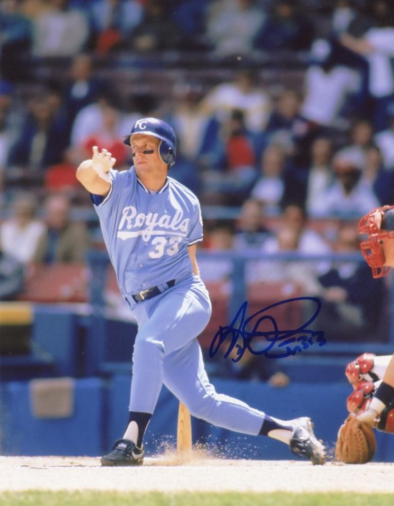 KEVIN SEITZER KANSAS CITY ROYALS SIGNED 8X10 PHOTO W/COA 