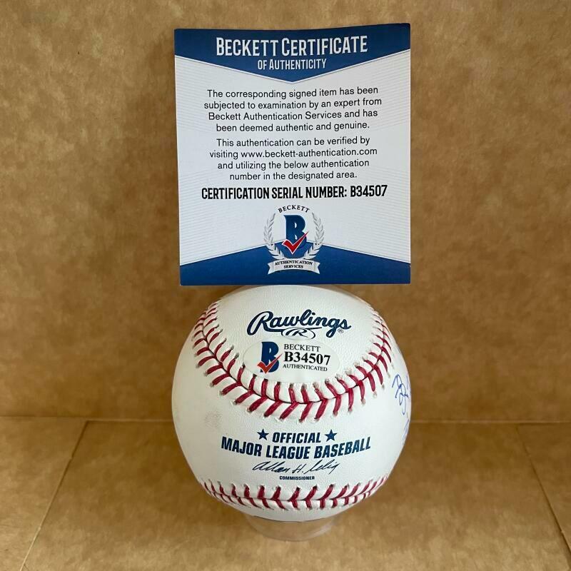 DARRYL STRAWBERRY "GARY CARTER WAS ALWAYS A KID AT HEART" SIGNED M.L. BASEBALL B