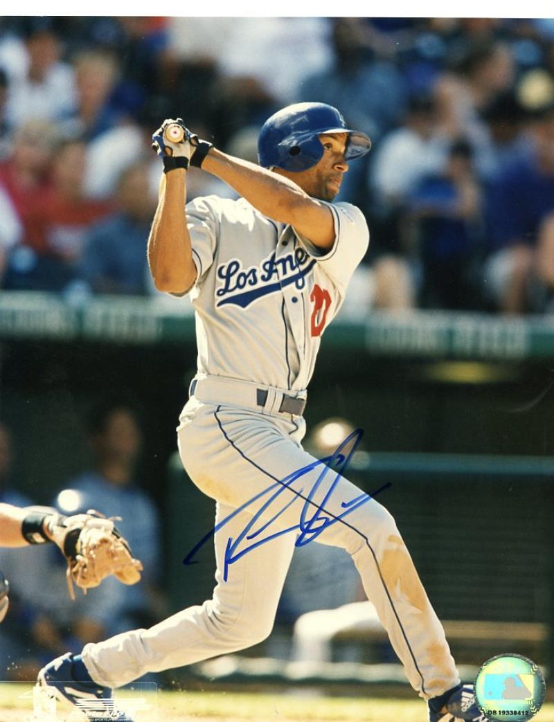 TOM GOODWIN ANGELES DODGERS SIGNED AUTOGRAPHED 8X10 PHOTO W/COA 