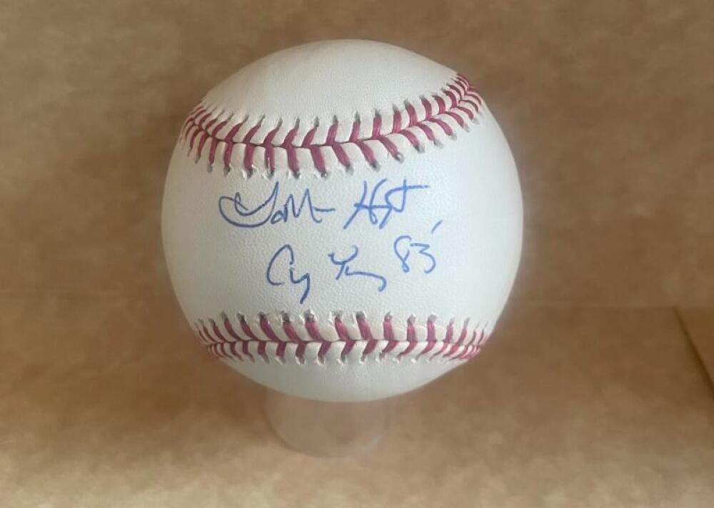 LAMARR HOYT 83 A.L. CY SIGNED AUTOGRAPHED M.L. BASEBALL BECKETT AUTHENTICATED
