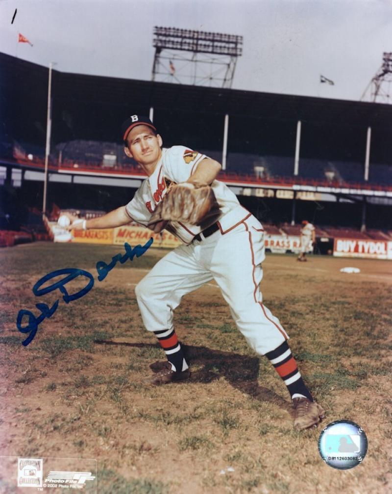 AL DARK BOSTON BRAVES  SIGNED AUTOGRAPHED 8X10 PHOTO W/ COA