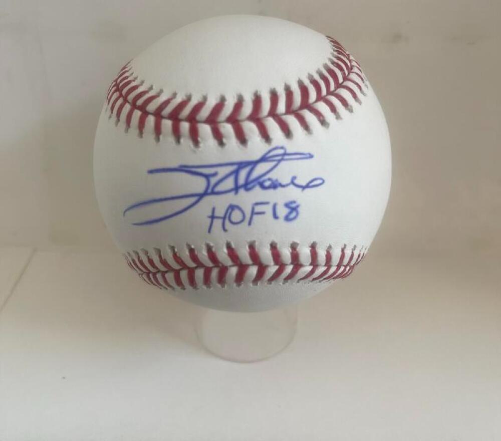 JIM THOME HOF 18 WHITE SOX SIGNED AUTOGRAPHED M.L. BASEBALL JSA WIT889830