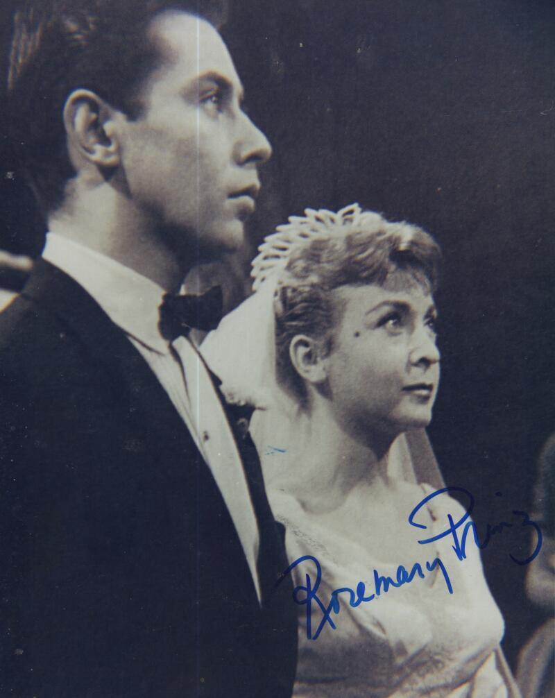 ROSEMARY PRINZ ACTRESS PROOF  SIGNED AUTOGRAPHED 8X10 PHOTO W/ COA
