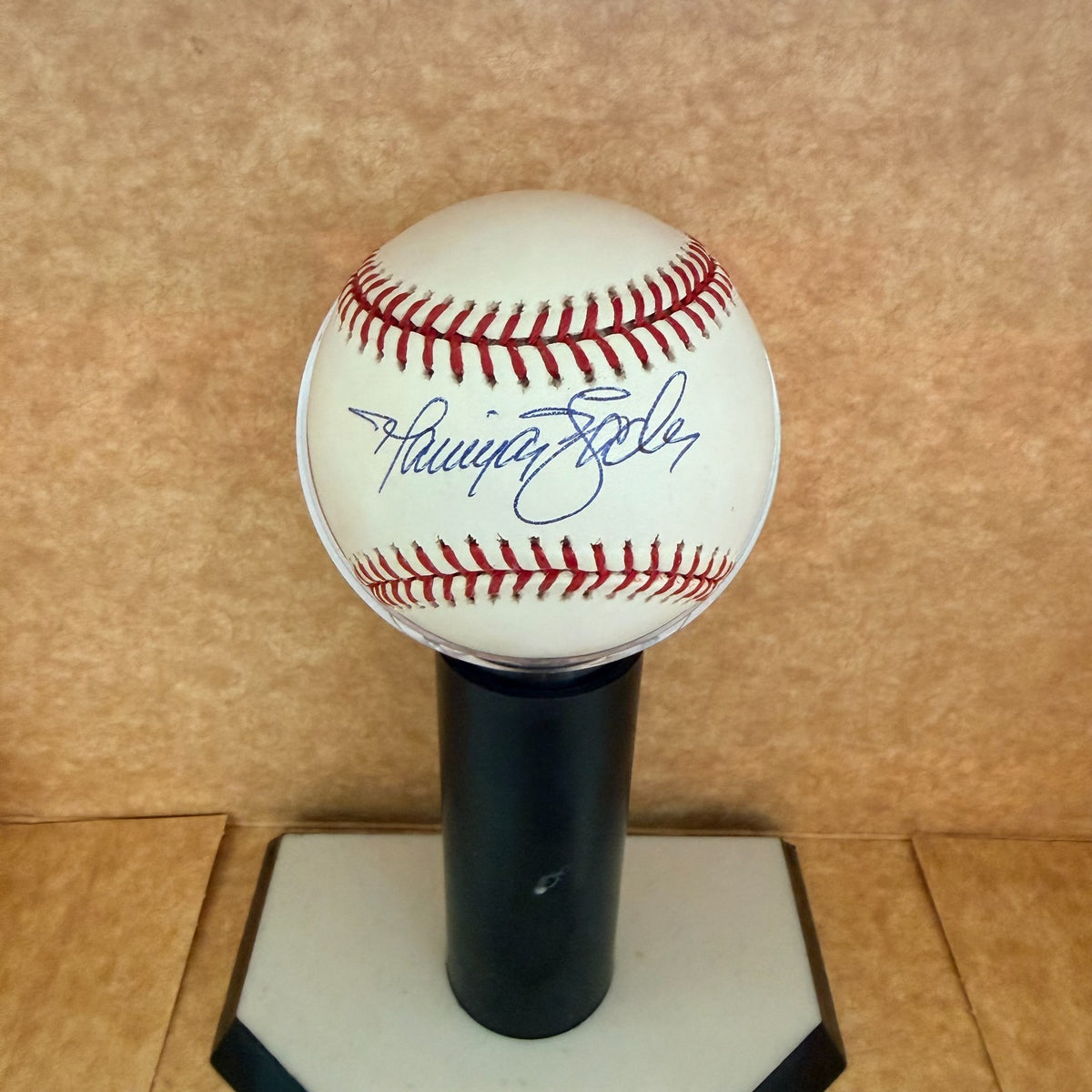 HARRISON BADER METS/GIANTS/PHILLIES SIGNED AUTO M.L. BASEBALL BECKETT AUTH