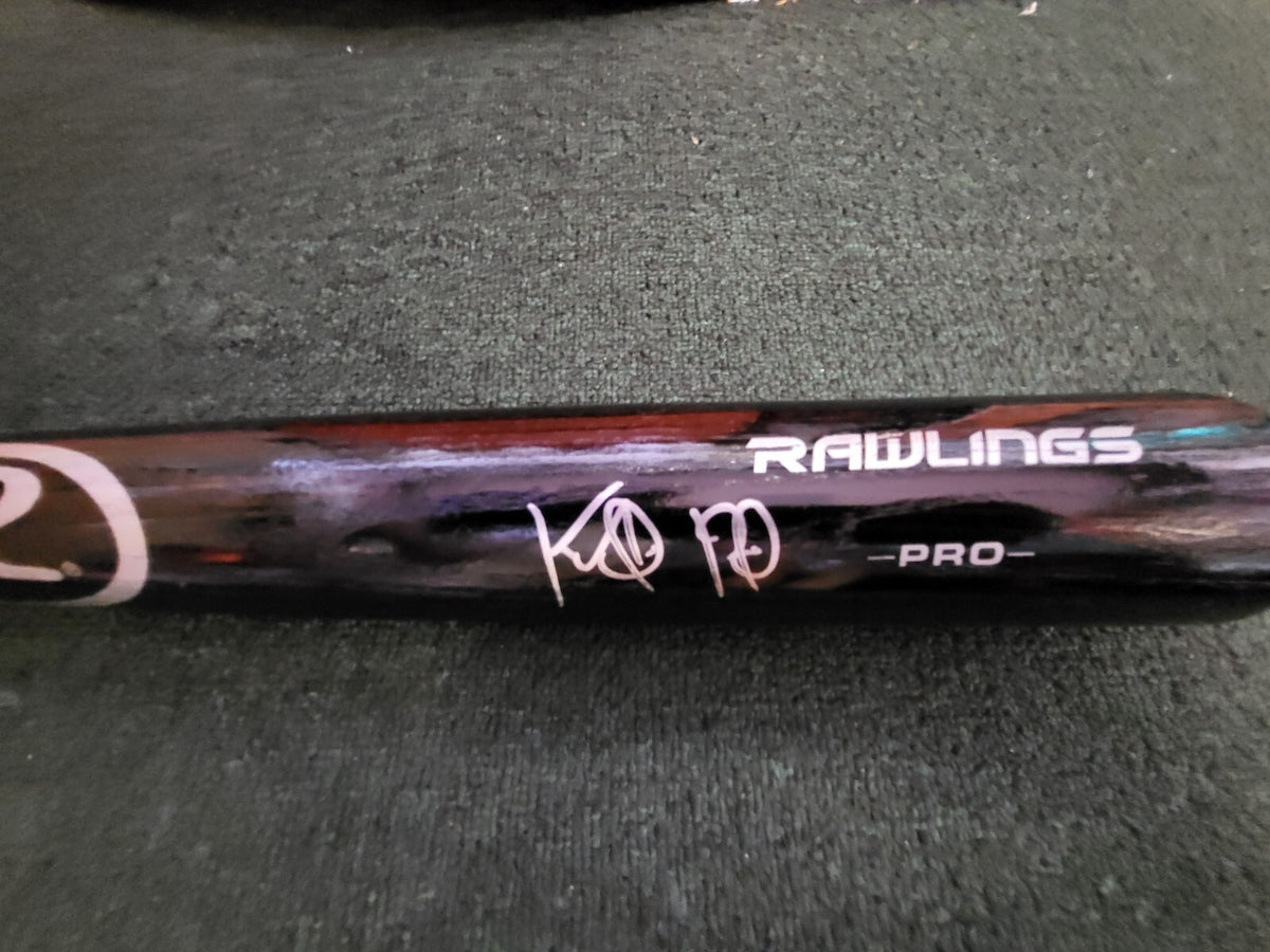 KEIBERT RUIZ WASHINGTON NATIONALS SIGNED AUTOGRAPH BLK RAWLINGS BAT BECKETT **