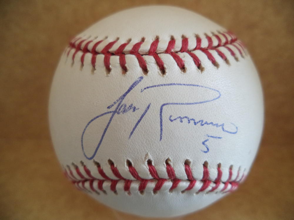 JASON ROMANO REDS/DODGERS SIGNED AUTOGRAPHED M.L. BASEBALL W/COA 
