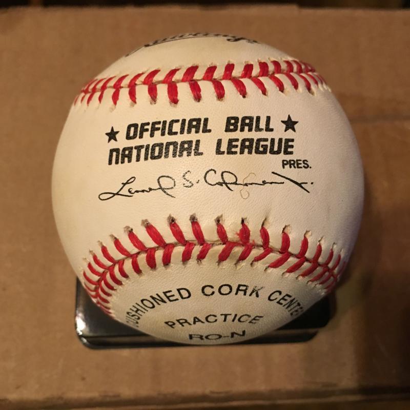 PETE CASTIGLIONE DECEASED CARDINALS 53-54 N.L. SIGNED AUTOGRAPHED BASEBALL W/COA
