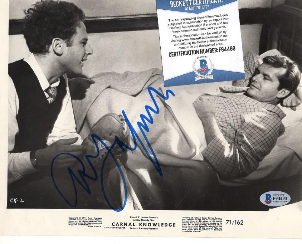 ART GARFUNKEL CARNEL KNOWLEDGE ORIGINAL RARE SIGNED AUTOGRAPHED 8X10 PHOTO BAS F