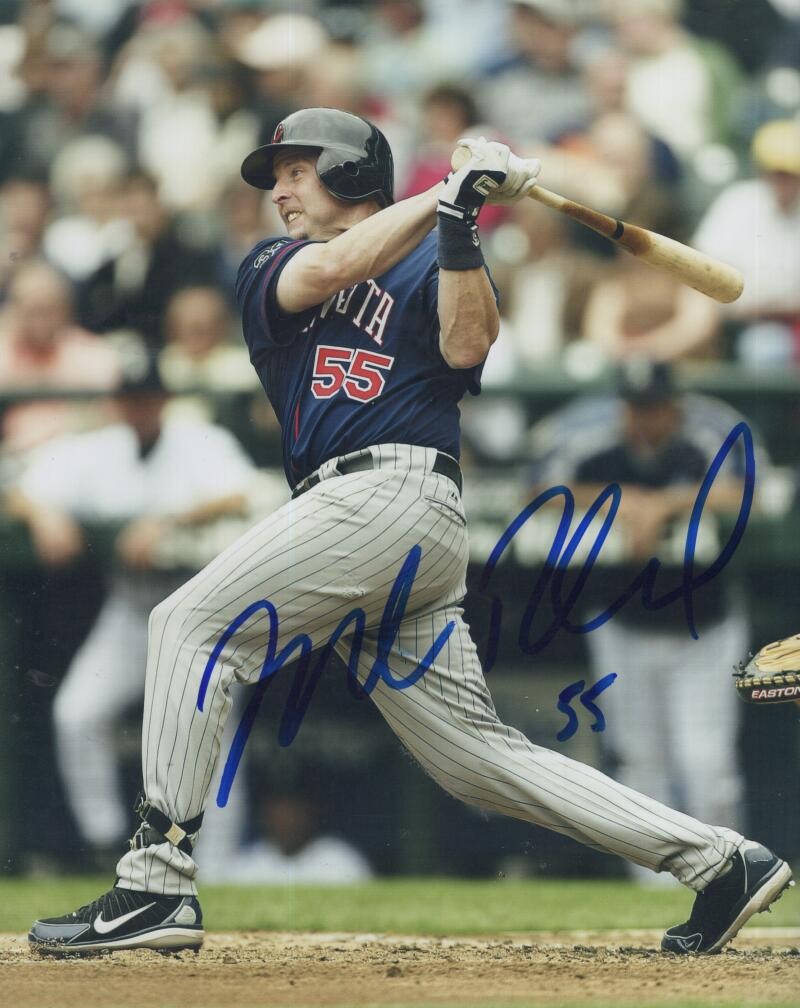 MIKE REDMOND TWINS SIGNED AUTOGRAPHED 8X10 PHOTO W/ COA