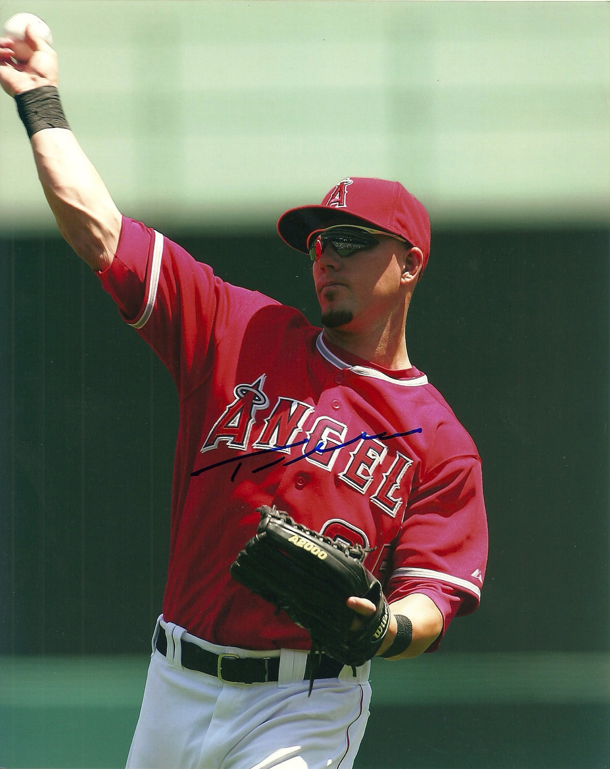 TOMMY MURPHY ANAHEIM ANGELS SIGNED AUTO 8x10 PHOTO W/COA