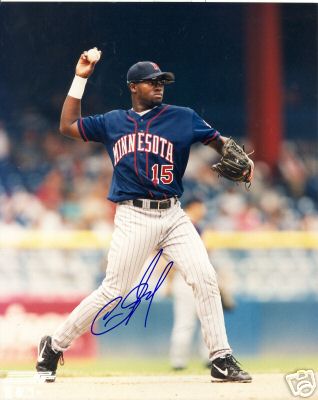 CRISTIAN GUZMAN MINNESOTA TWINS SIGNED 8X10 PHOTO W/COA