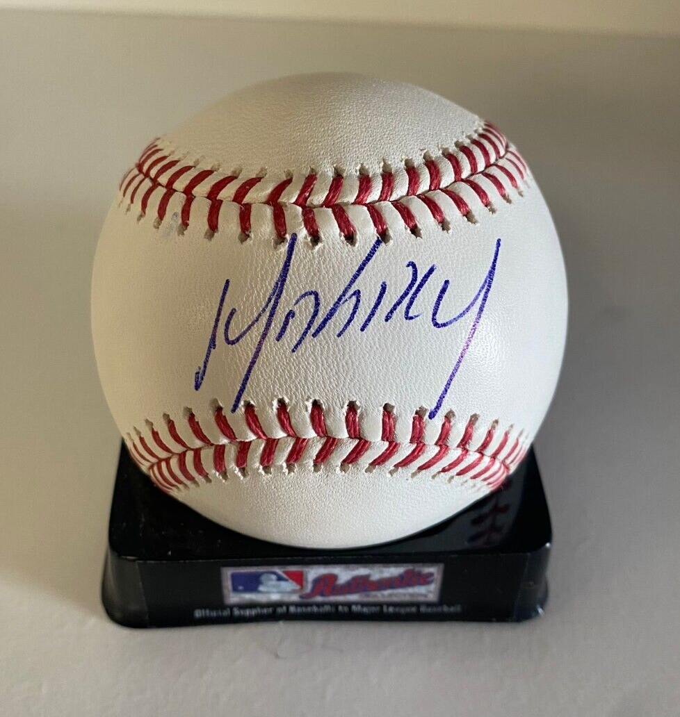 JOSE ABREU HOUSTON ASTROS SIGNED AUTOGRAPHED M.L. BASEBALL BECKETT