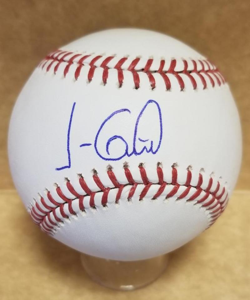 JORGE GUZMAN MIAMI MARLINS ROOKIE YEAR SIGNED AUTO M.L. BASEBALL BECKETT R12168