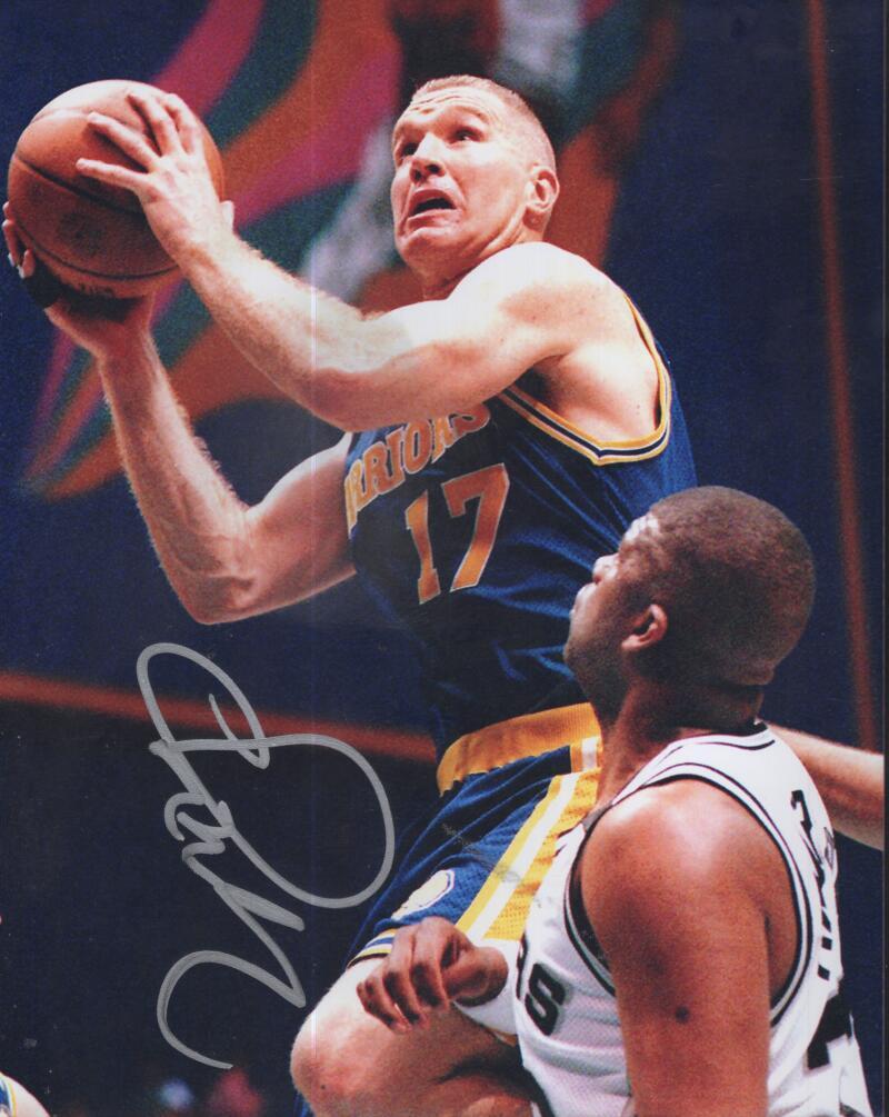 CHRIS MULLIN GOLDEN STATE WARRIORS SIGNED AUTOGRAPHED 8X10 PHOTO W/ COA