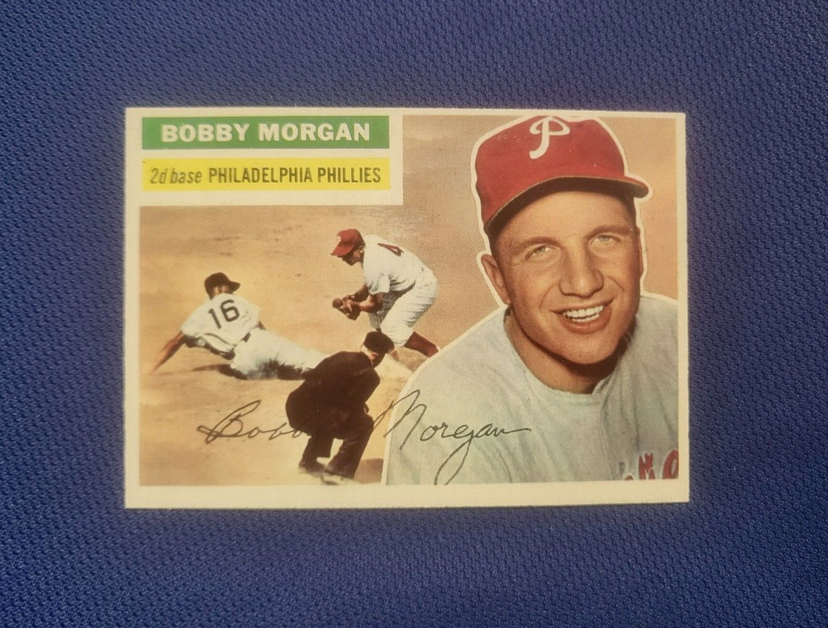 1956 TOPPS BOBBY MORGAN PHILADELPHIA PHILLIES #337 CARD VINTAGE SET-BREAK