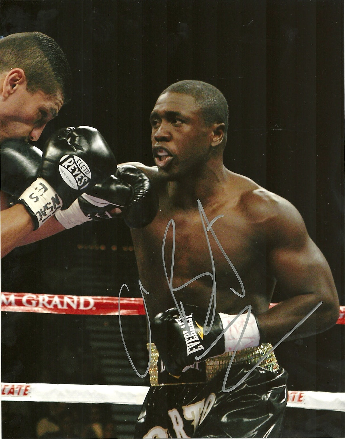 ANDRE BERTO BOXING SIGNED AUTOGRAPHED 8x10 PHOTO W/COA ACTION