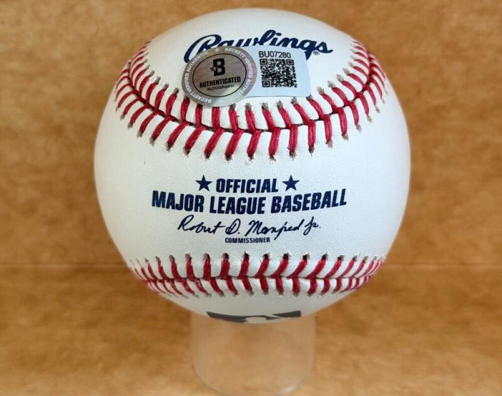 GEORGE MITTERWALD TWINS 66-73  SIGNED AUTOGRAPHED M.L. BASEBALL BECKETT AUTH 