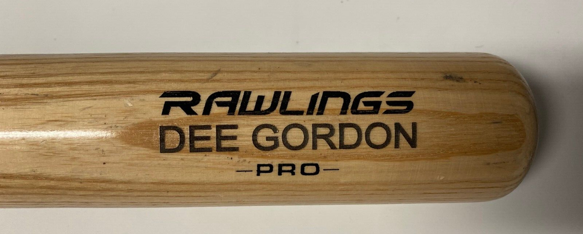 DEE GORDON DODGERS/MARLINS/REDS RAWLINGS PRO ENGRAVED NAME BAT