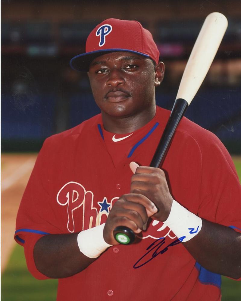 CORNELIUS RANDOLPH PHILADELPHIA PHILLIES SIGNED AUTOGRAPHED 8X10 PHOTOS W/COA 