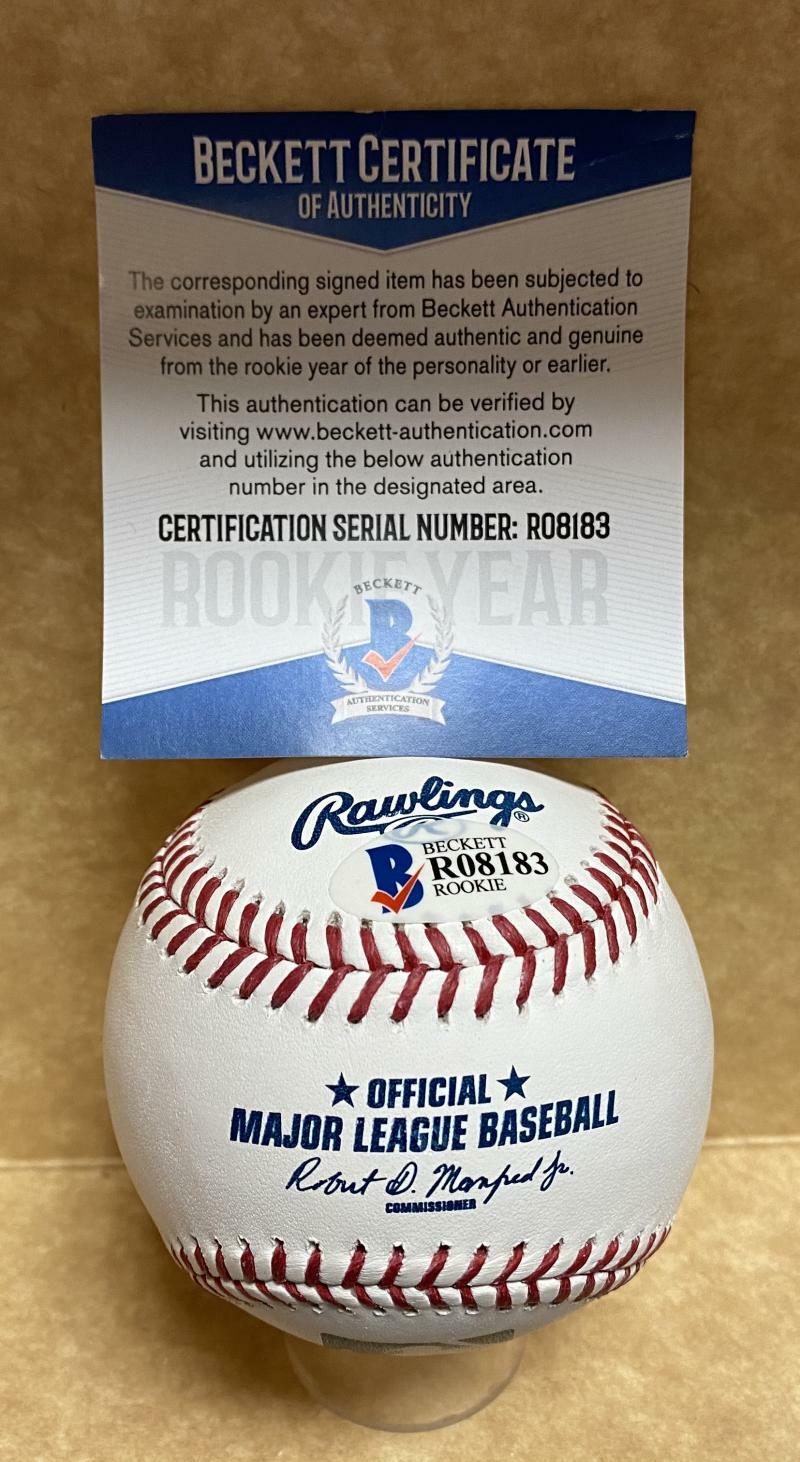 CODY SEDLOCK BALTIMORE ORIOLES ROOKIE YEAR SIGNED M.L. BASEBALL BECKETT R08183
