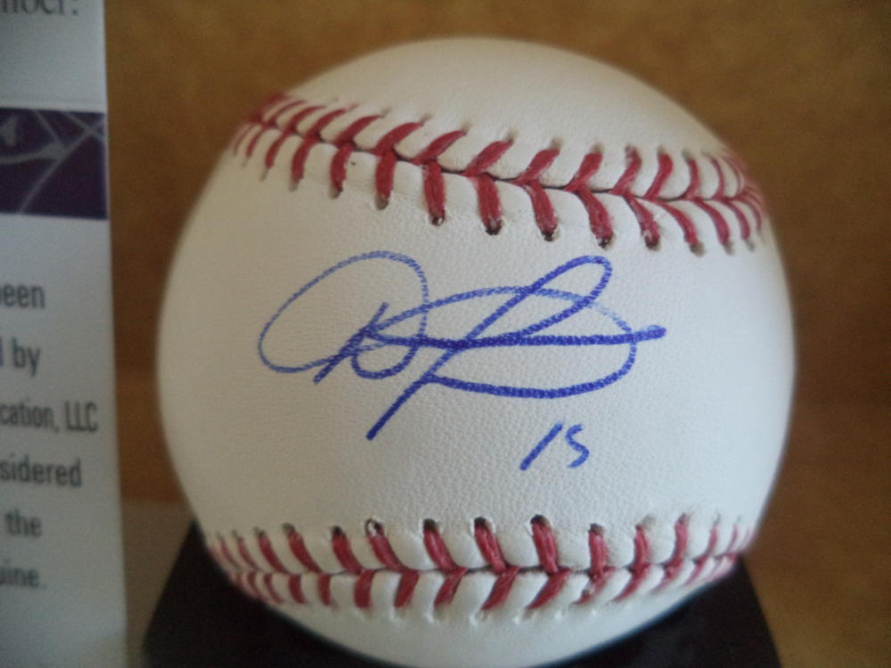 AUSTIN JACKSON SAN FRANCISCO GIANTS SIGNED AUTOGRAPH M.L. BASEBALL JSA U11820