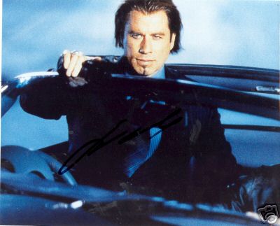 JOHN  TRAVOLTA   ACTOR   SIGNED 8X10  PHOTO