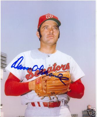DAROLD KNOWLES WASHINGTON SENATORS RED SIGNED 8X10 PHOTO