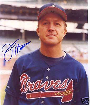 JIM MORRISON ATLANTA BRAVES SIGNED 8X10 PHOTO W/COA