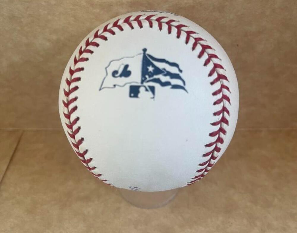 JUAN GONZALEZ TEXAS RANGERS SIGNED AUTO M.L. BASEBALL BAS AUTHENTICATED