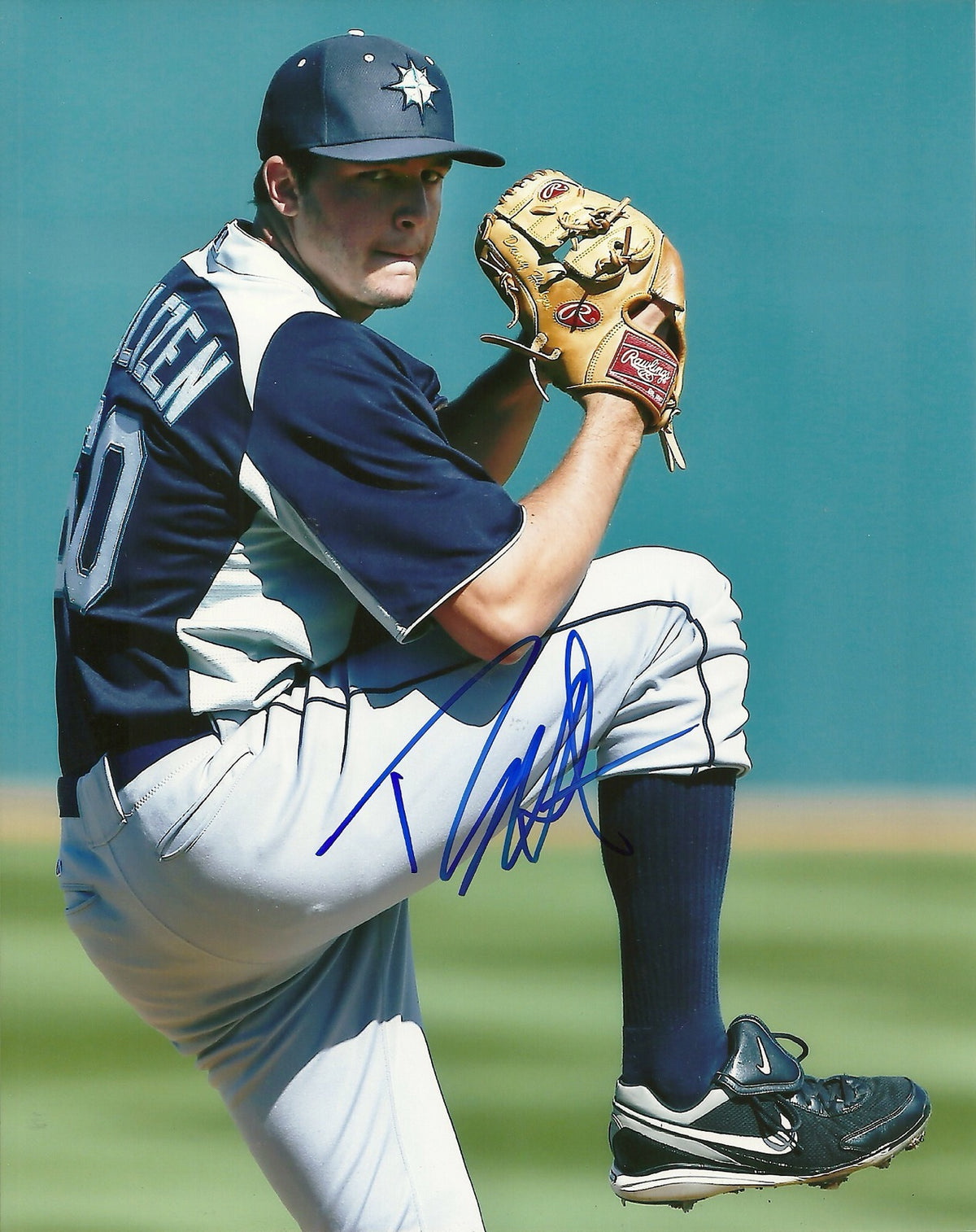 DANNY HULTZEN SEATTLE MARINERS SIGNED AUTOGRAPHED 8x10 PHOTO W/COA