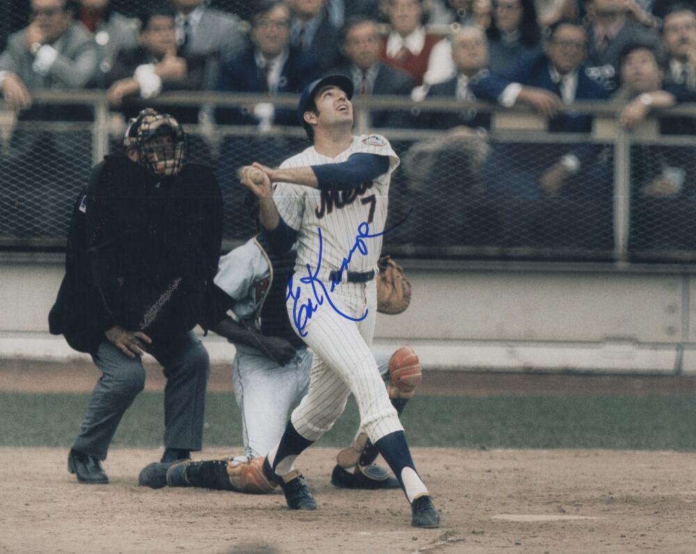 ED KRANEPOOL METS SIGNED AUTOGRAPHED 8X10 PHOTO W/ COA