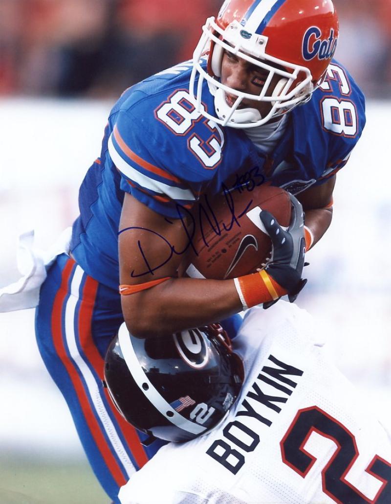 DAVID NELSON FLORIDA GATORS SIGNED AUTOGRAPHED 8X10 PHOTO W/COA