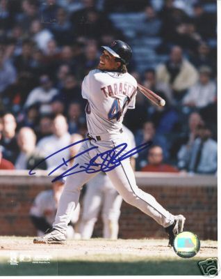 TONY TARASCO NEW YORK METS SIGNED 8X10 PHOTO W/COA