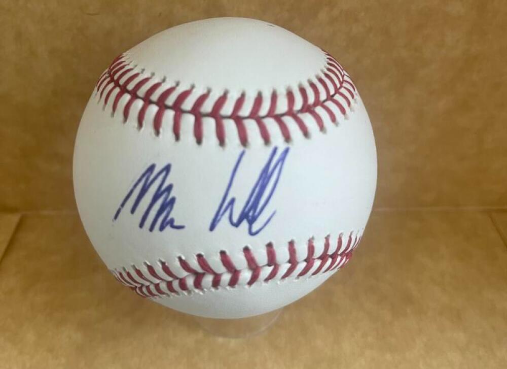 MARCUS WILSON SEATTLE MARINERS ROOKIE YEAR SIGNED M.L. BASEBALL BAS R41440