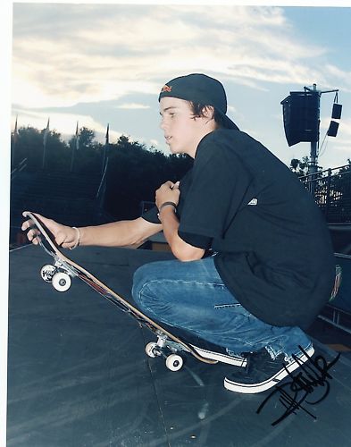 RYAN SHECKLER   SKATEBOARDER  SIGNED 8X10  IN PERSON