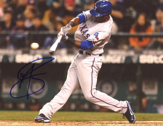 JURICKSON PROFAR HIT TEXAS RANGERS SIGNED AUTOGRAPHED 8x10 PHOTO W/COA 