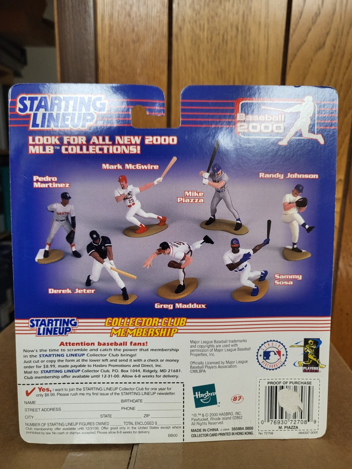 2000 STARTING LINEUP MIKE PIAZZA METS BASEBALL FIGURE ORIGINAL BOX