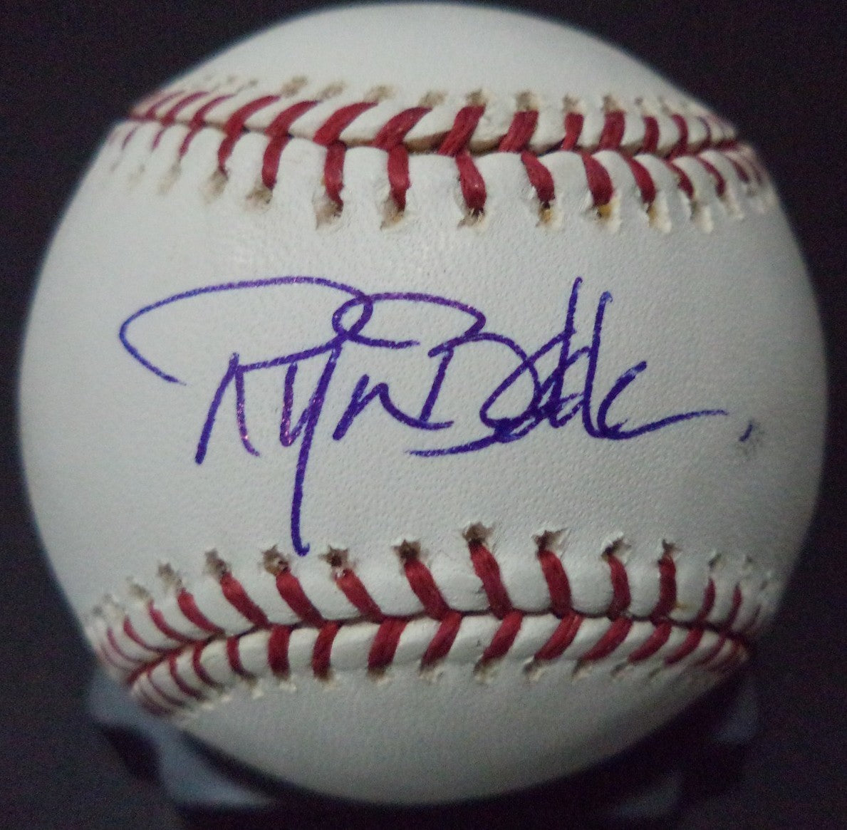 RYAN BUDDE ANGELS SIGNED AUTOGRAPHED ROMLB BASEBALL W/COA