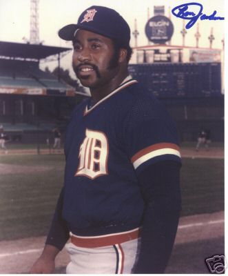 RON JACKSON DETROIT TIGERS SIGNED 8X10 PHOTO W/COA