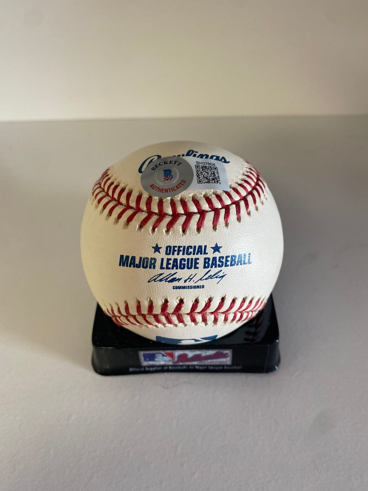 HOYT WILHELM BRAVES/WHITE SOX SIGNED AUTOGRAPHED M.L BASEBALL BECKETT
