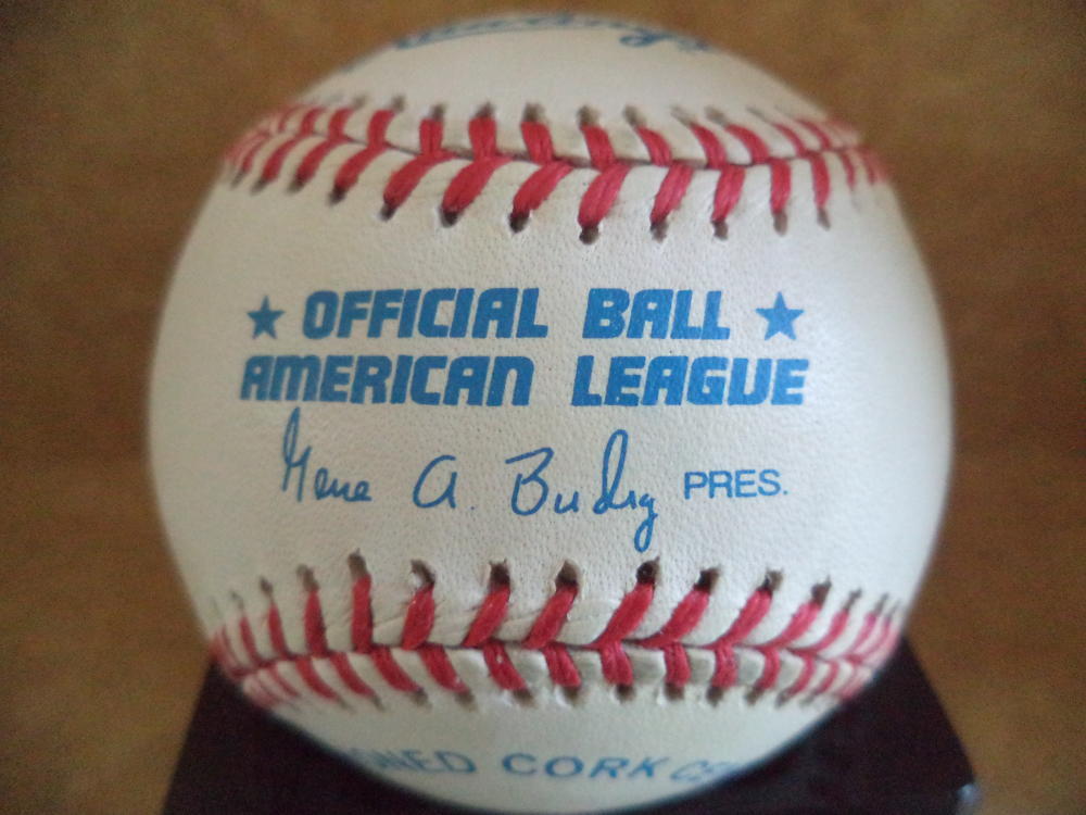 DERNELL STENSON BOSTON RED SOX SIGNED AUTOGRAPHED A.L. BASEBALL W/COA 