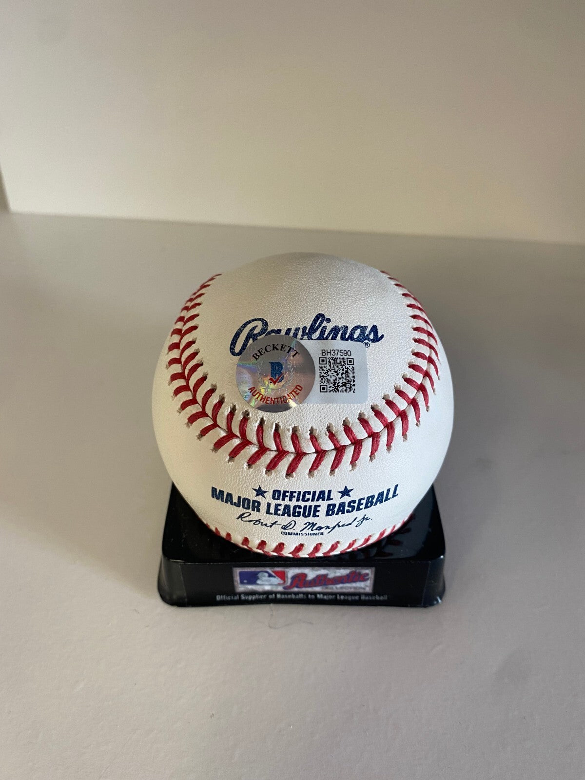 TERMARR JOHNSON PITTSBURGH PIRATES SIGNED AUTOGRAPHED M.L BASEBALL BECKETT **