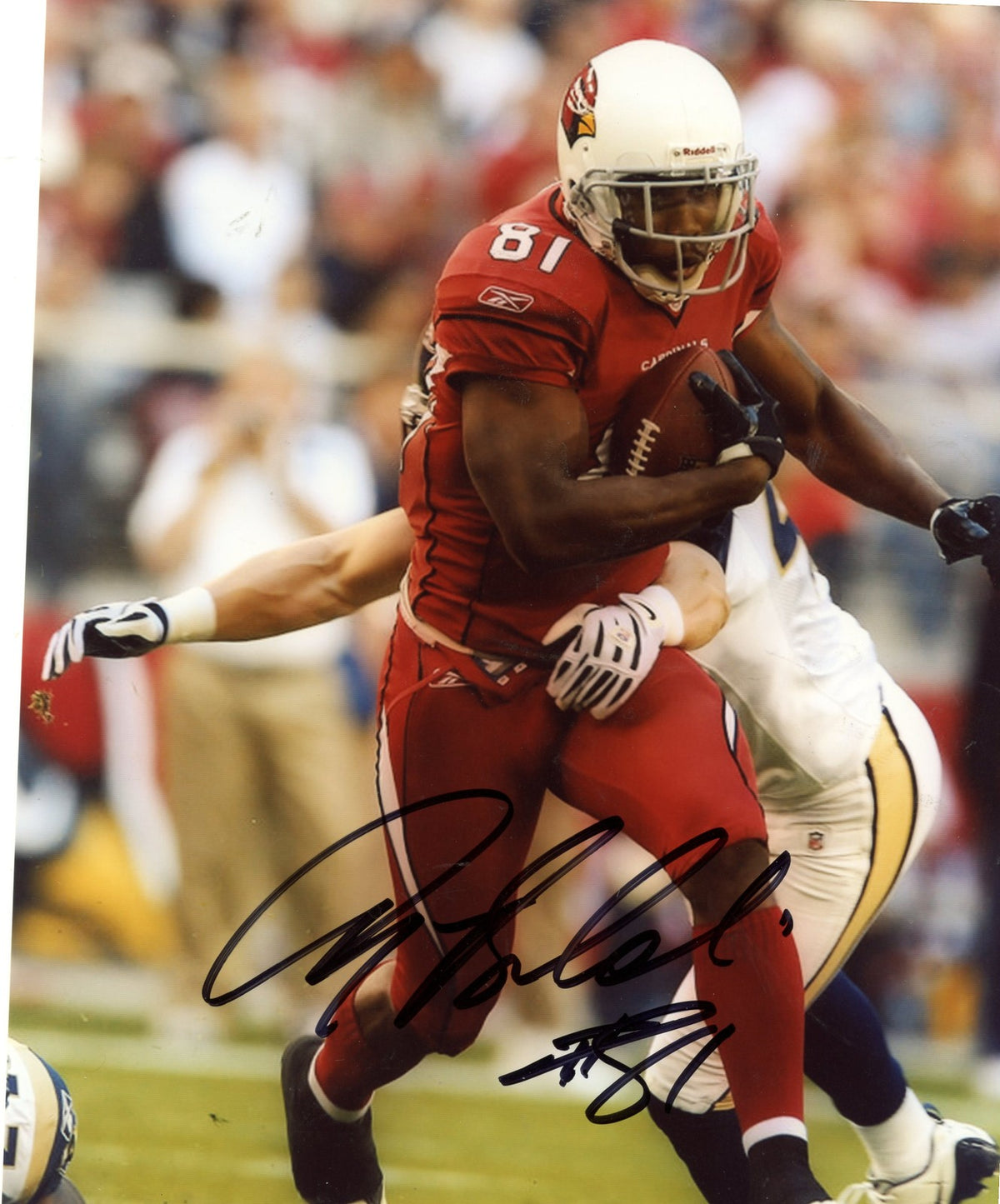 ANQUAN  BOLDIN  ARIZONA  CARDINALS    SIGNED AUTOGRAPHED 8X10 PHOTO