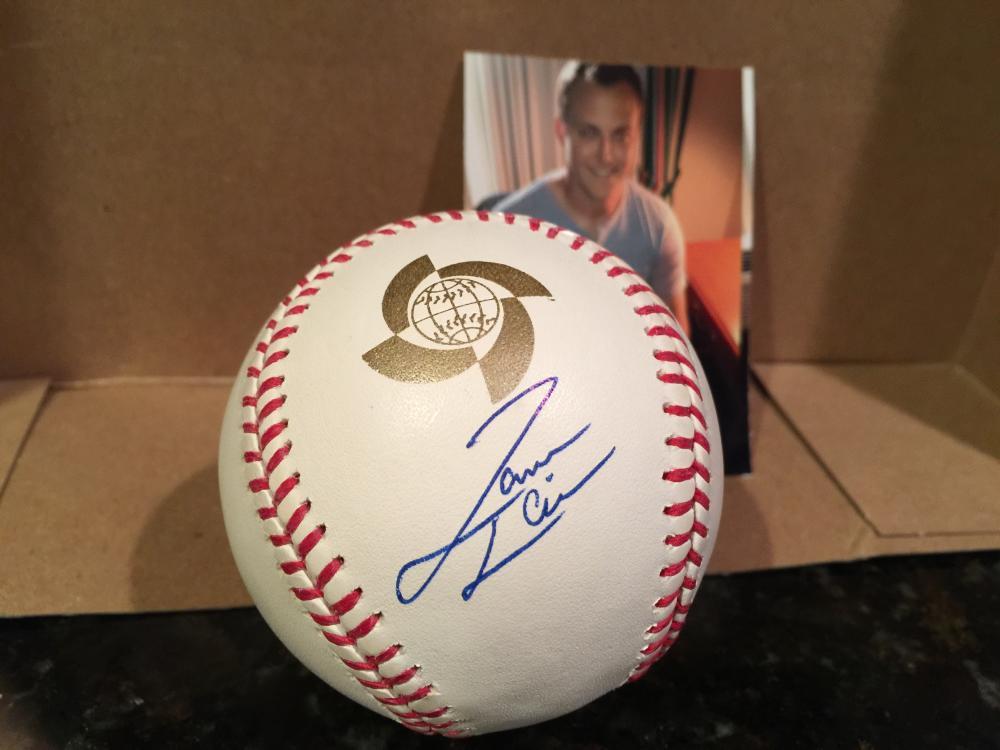 JAMESON TAILLON  PITTSBURGH PIRATES   SIGNED WBC CANADA BASEBALL W/ COA PROOF