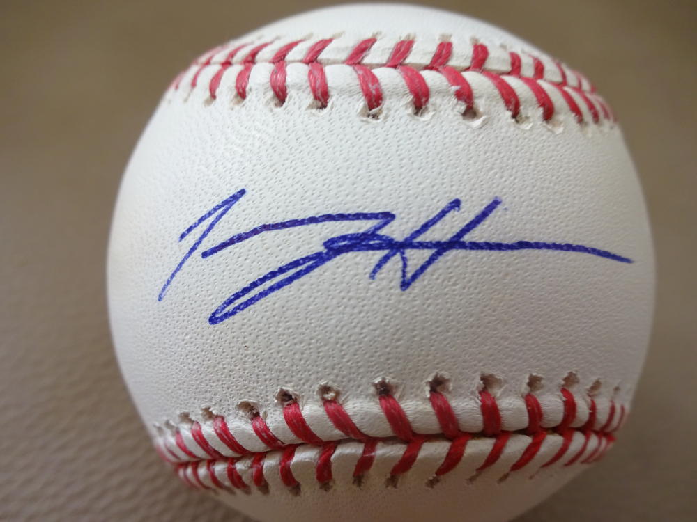  TOMMY  HANSON   ATLANTA   BRAVES   SIGNED AUTOGRAPHED   ROMLB BASEBALL W/COA