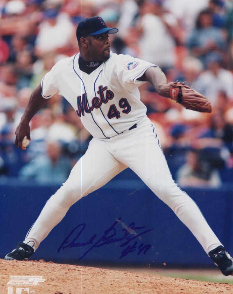 ARMANDO BENITEZ METS SIGNED AUTOGRAPHED 8X10 PHOTO W/ COA