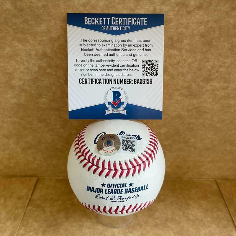 SAM MCDOWELL SIGNED AUTOGRAPHED M.L. BASEBALL BAS BA26159