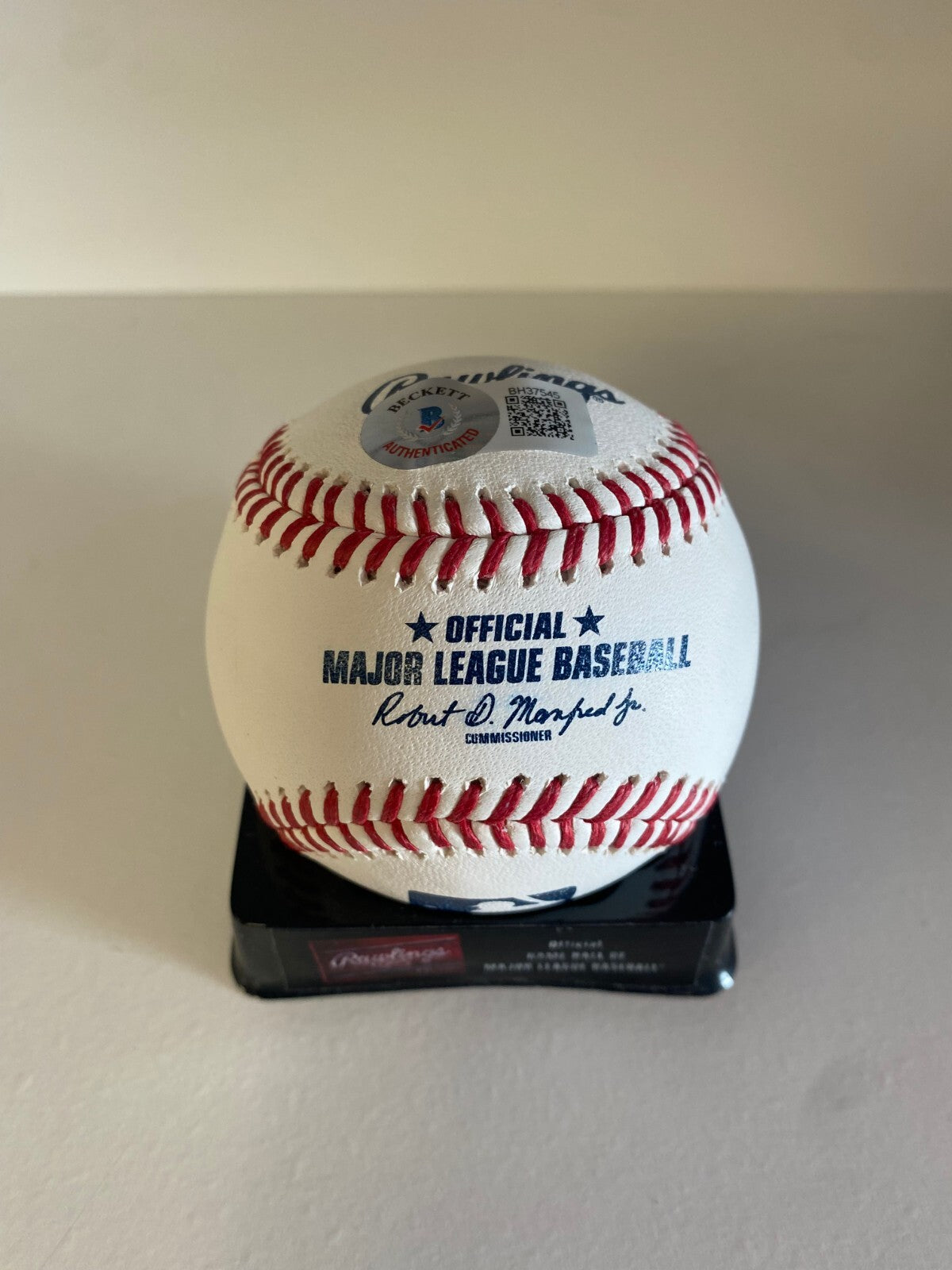 KURT BEVACQUA MLB DEBUT 6/22/71 SIGNED AUTOGRAPHED M.L. BASEBALL BECKETT